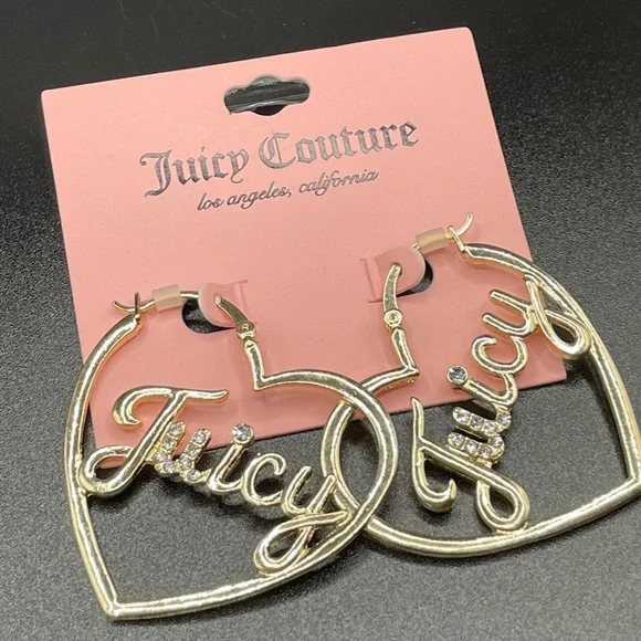 Juicy Couture | Jewelry | Nwt Juicy Couture Hoop Earrings